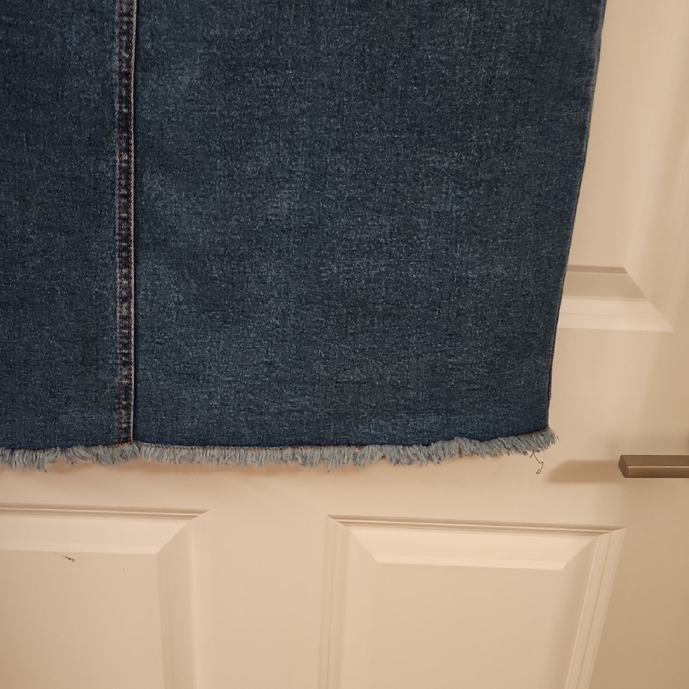 Blue Knee-Length Pencil Skirt for Casual Wear - Picture 5 of 7